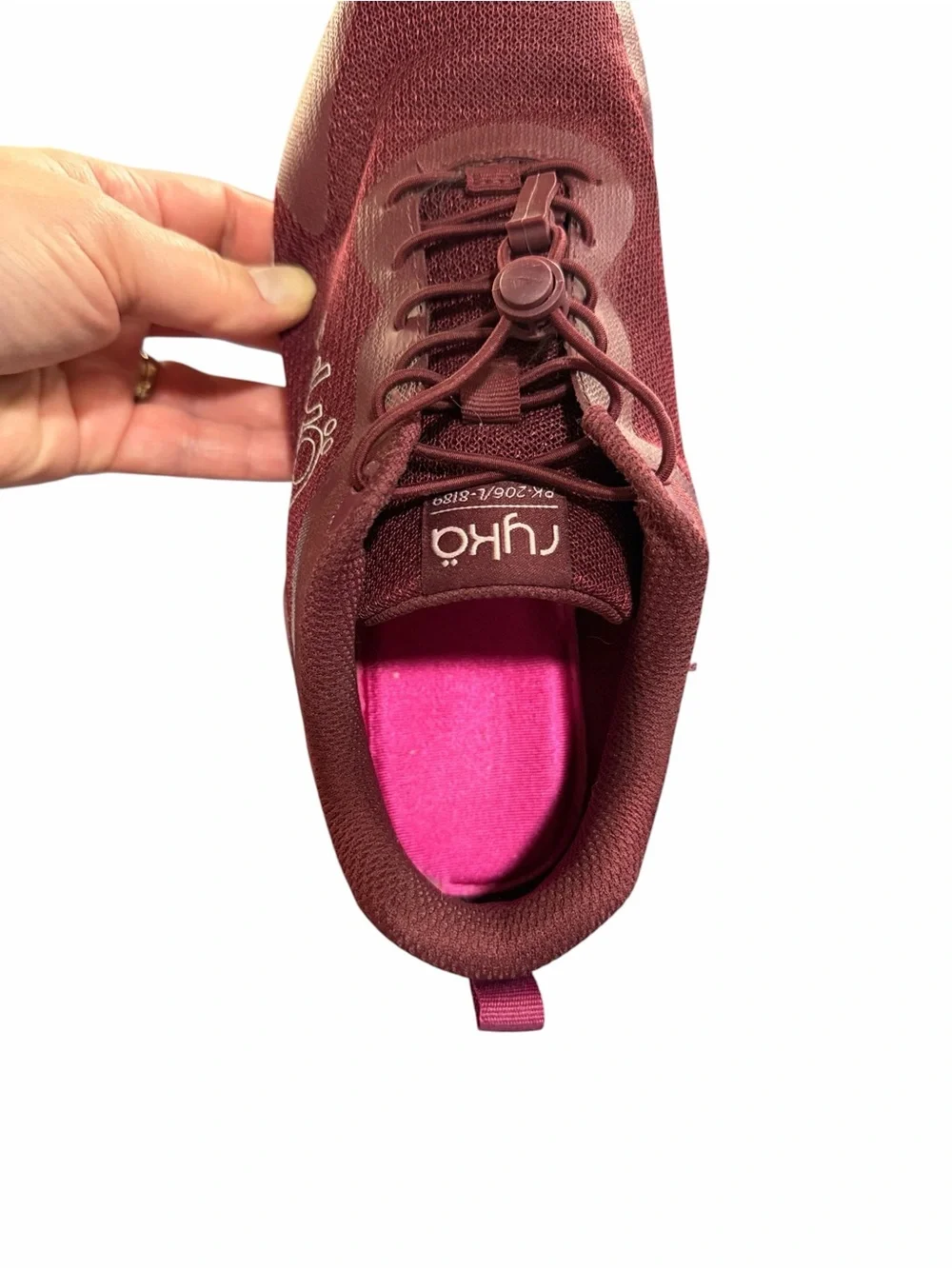 Rykä Burgundy Sky Walk Swift Bungee Walking Shoes Sz 8.5M